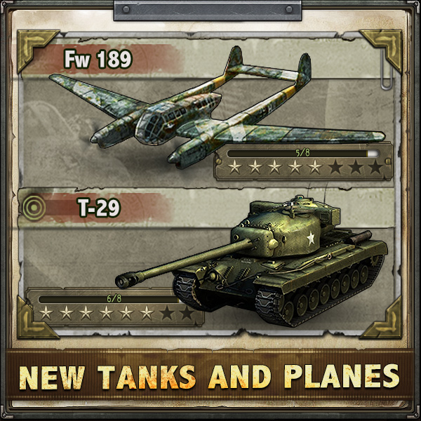 Get hot new planes and tanks in Liberators! Get hot new planes and tanks in Liberators!
